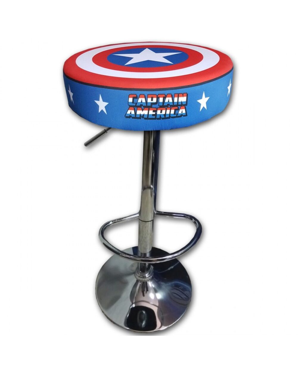 Taburete cromado arcade del Capitán América de Marvel