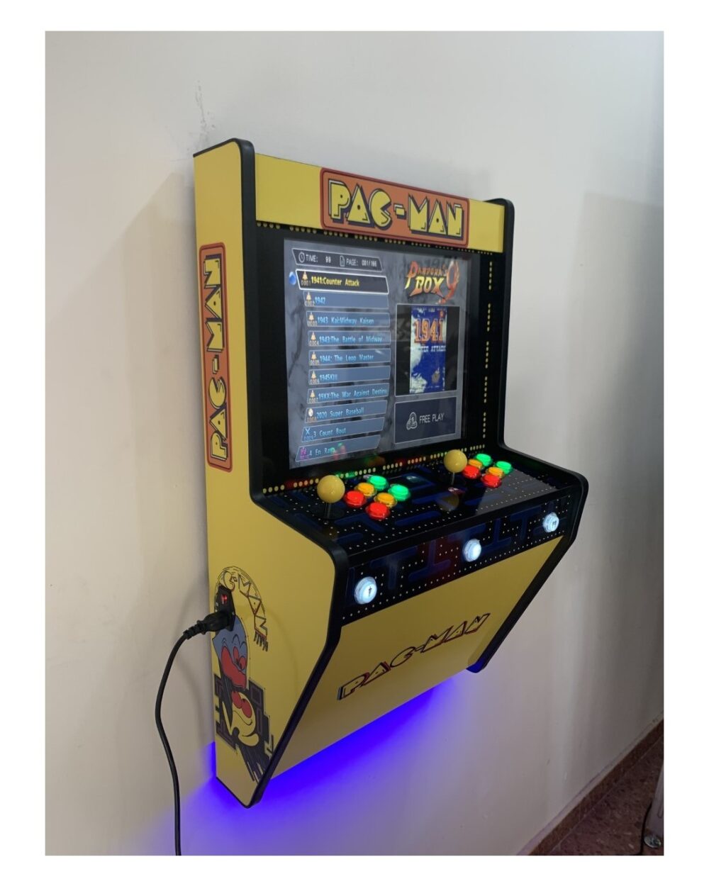 Arcade de pared Pacman 19 - Retro Gaming