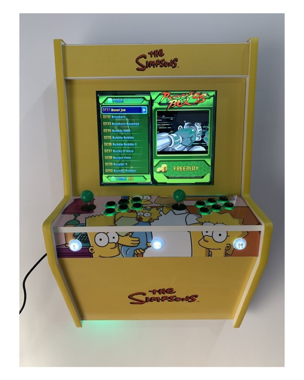 Arcade de pared Los Simpson 19" - Imagen 2